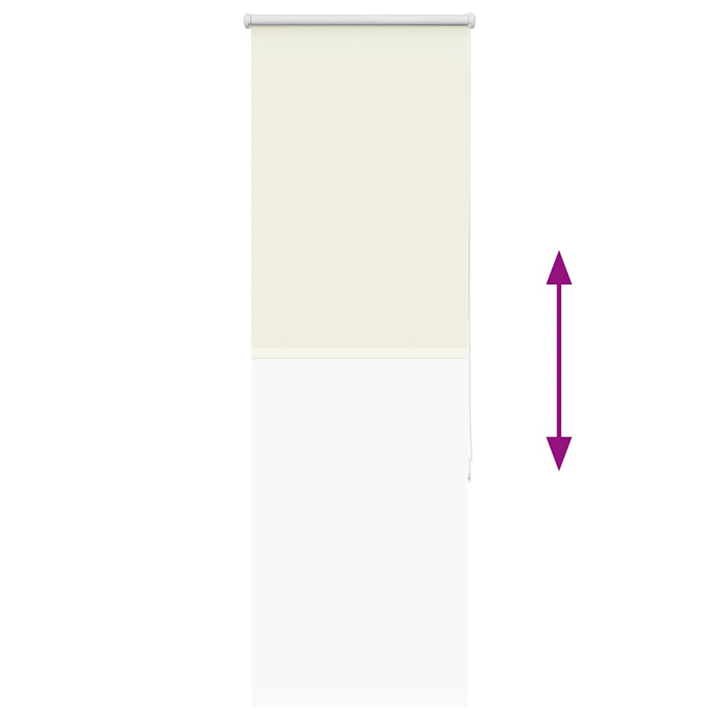 Verdunkelungsrollo Cremeweiß 60x175cm Stoffbreite 55,7 cm