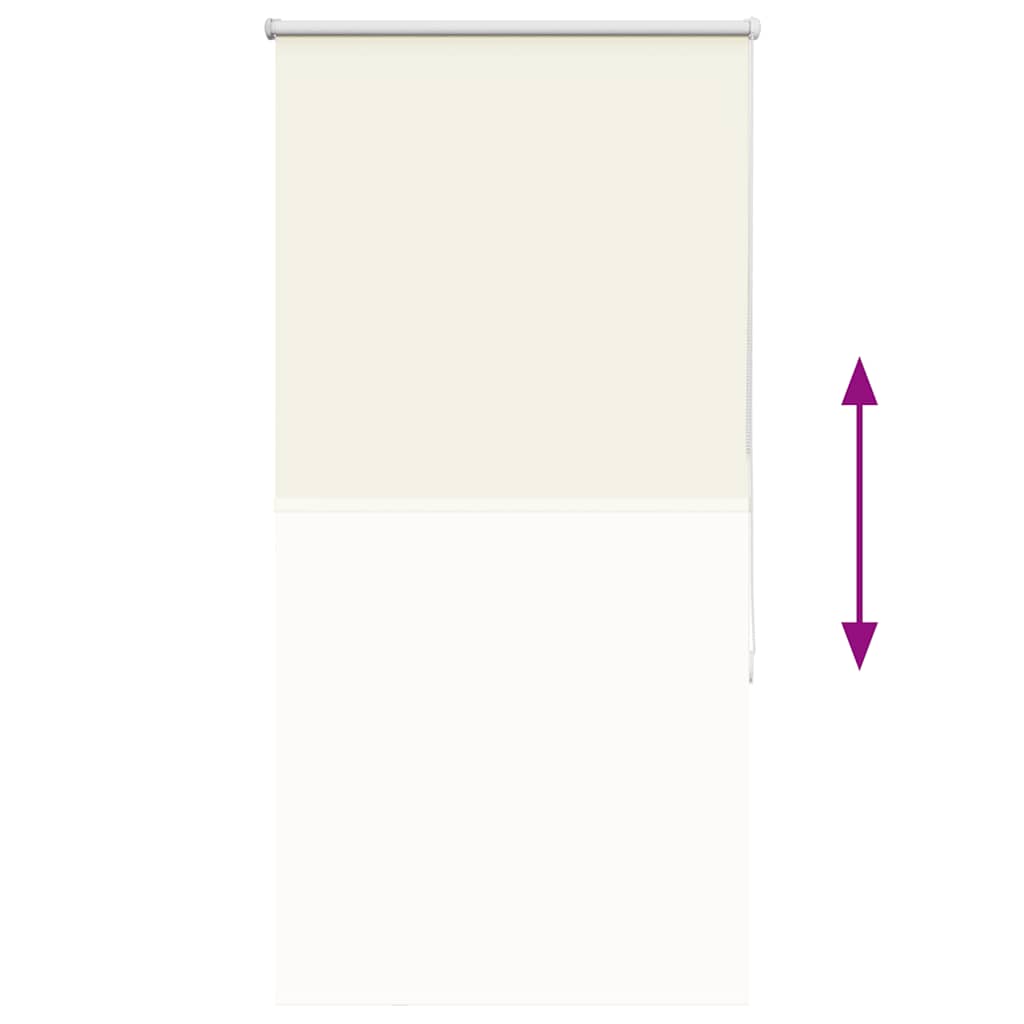 Verdunkelungsrollo Cremeweiß 85x175cm Stoffbreite 80,7 cm