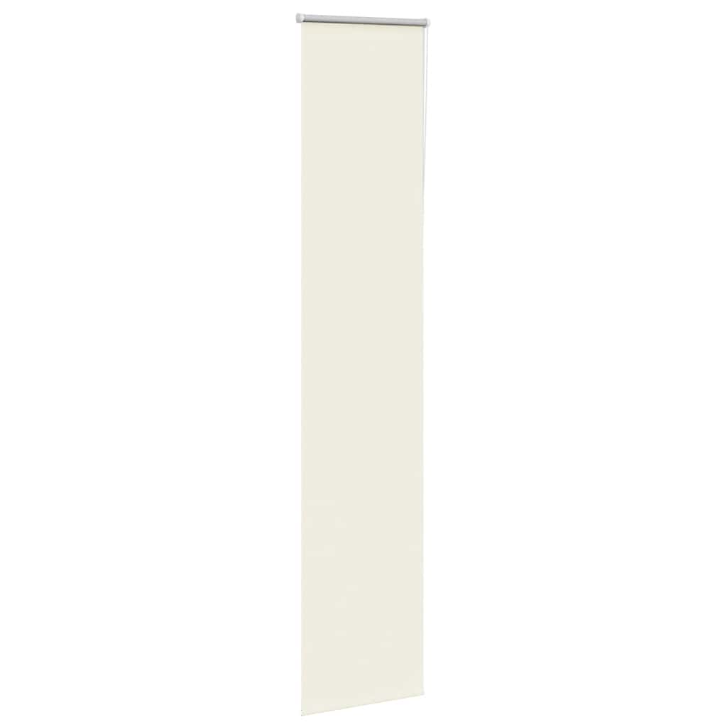 Verdunkelungsrollo Cremeweiß 60x210cm Stoffbreite 55,7 cm