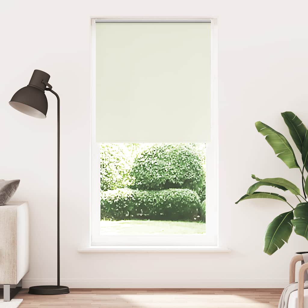 Verdunkelungsrollo Cremeweiß 105x210cm Stoffbreite 100,7cm
