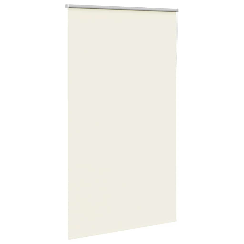 Verdunkelungsrollo Cremeweiß 135x210cm Stoffbreite 131,6cm