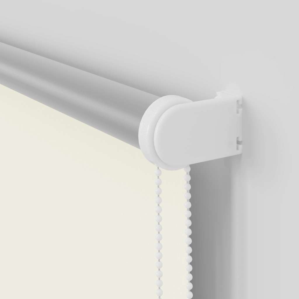 Verdunkelungsrollo Cremeweiß 165x210cm Stoffbreite 161,6cm