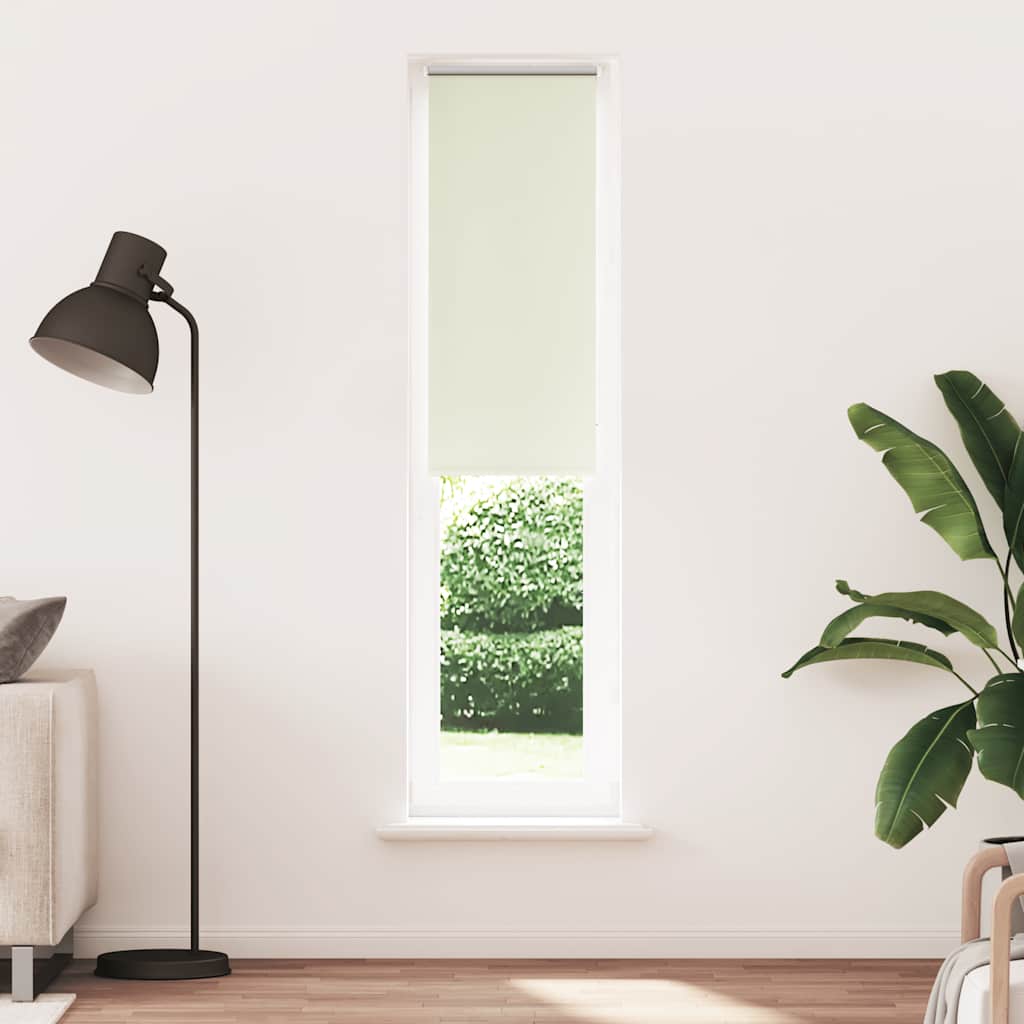 Verdunkelungsrollo Cremeweiß 55x230cm Stoffbreite 50,7 cm