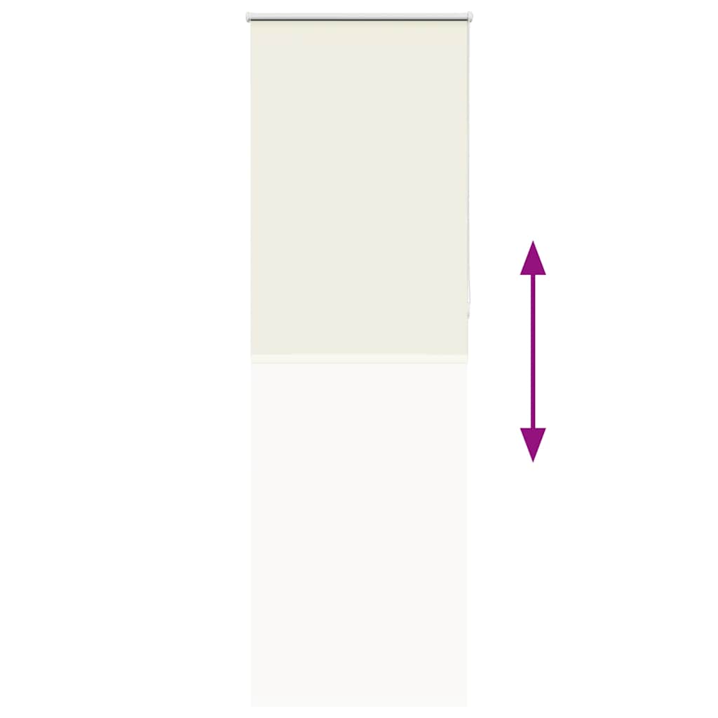 Verdunkelungsrollo Cremeweiß 85x230cm Stoffbreite 80,7 cm