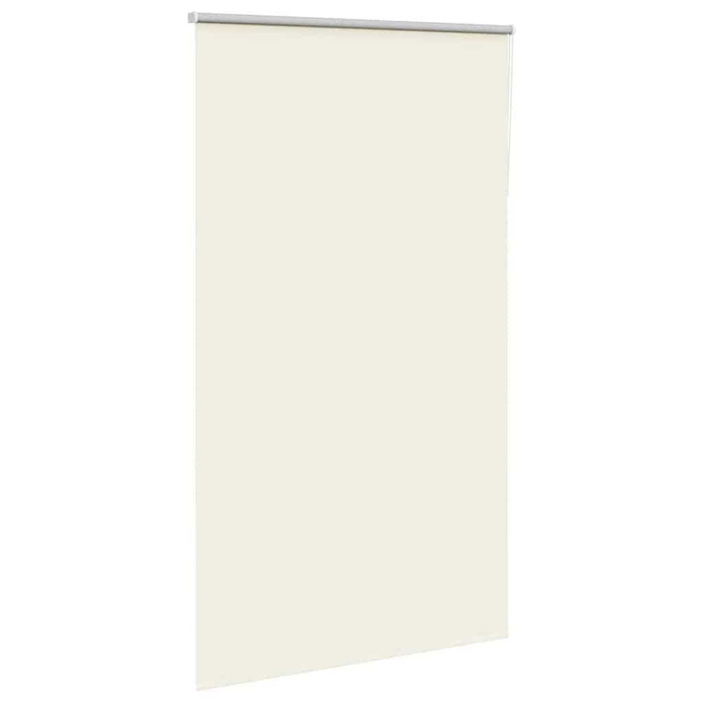 Verdunkelungsrollo Cremeweiß 140x230cm Stoffbreite 136,6cm