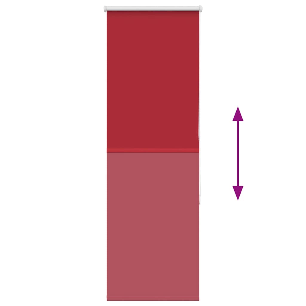Verdunkelungsrollo Rot 50x130 cm Stoffbreite 45,7 cm Polyester