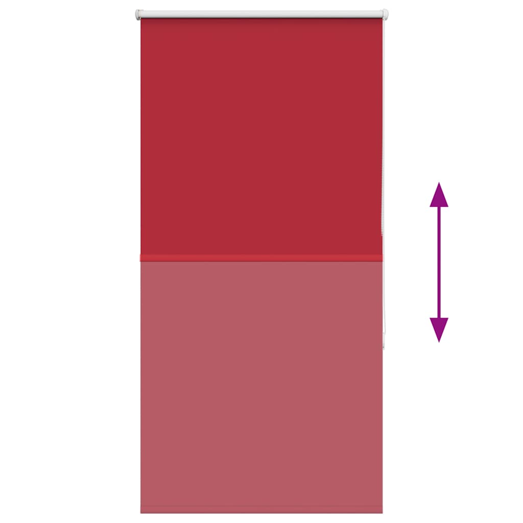 Verdunkelungsrollo Rot 85x130 cm Stoffbreite 80,7 cm Polyester