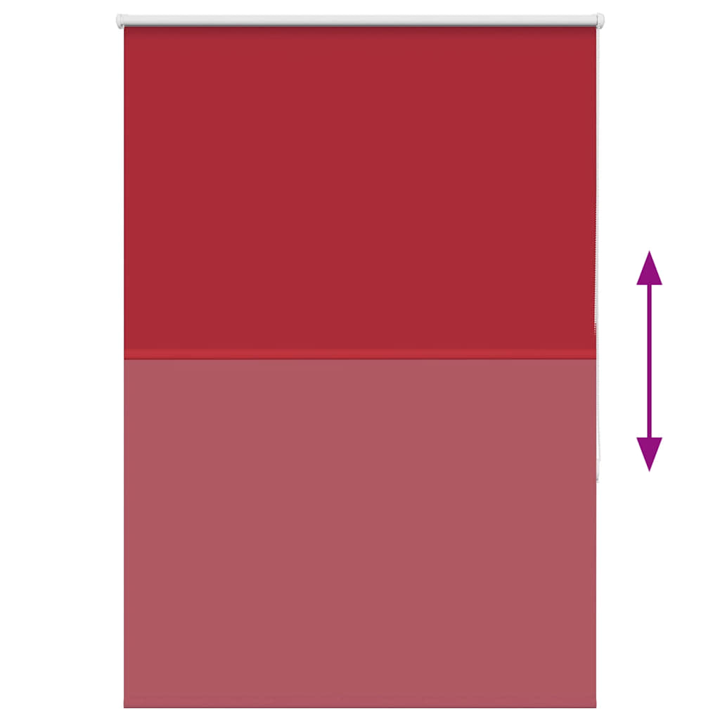 Verdunkelungsrollo Rot 105x130cm Stoffbreite 100,7cm Polyester