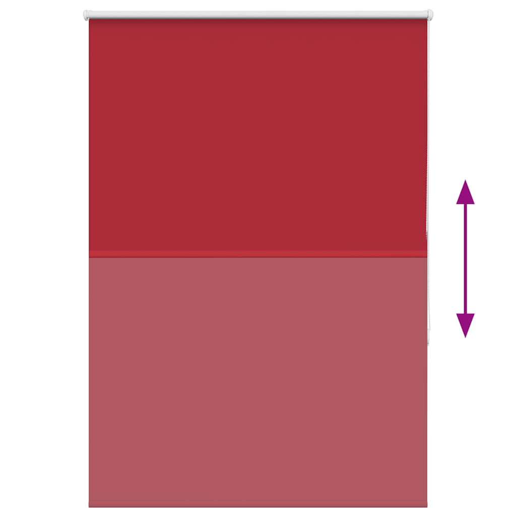 Verdunkelungsrollo Rot 110x130cm Stoffbreite 105,7cm Polyester