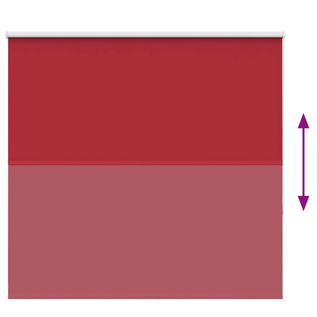 Verdunkelungsrollo Rot 145x130cm Stoffbreite 141,6cm Polyester