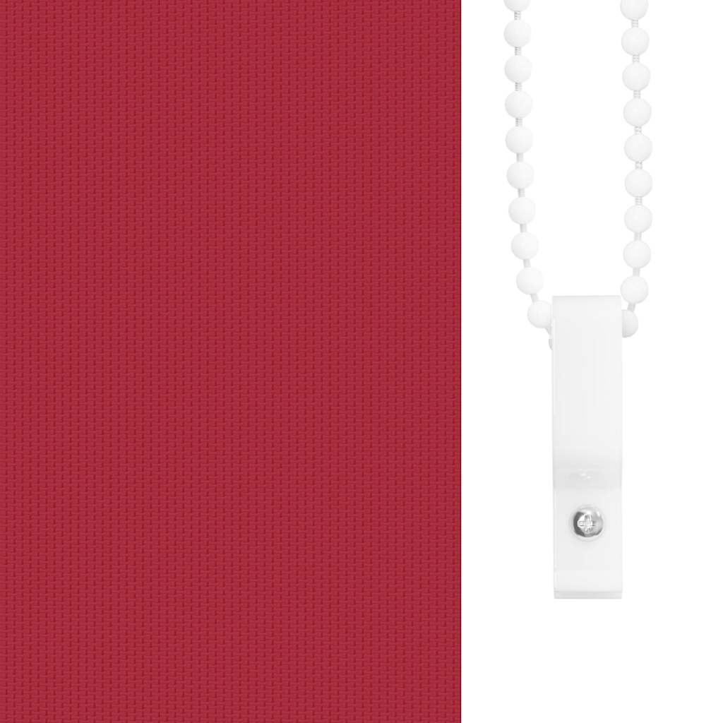 Verdunkelungsrollo Rot 145x130cm Stoffbreite 141,6cm Polyester