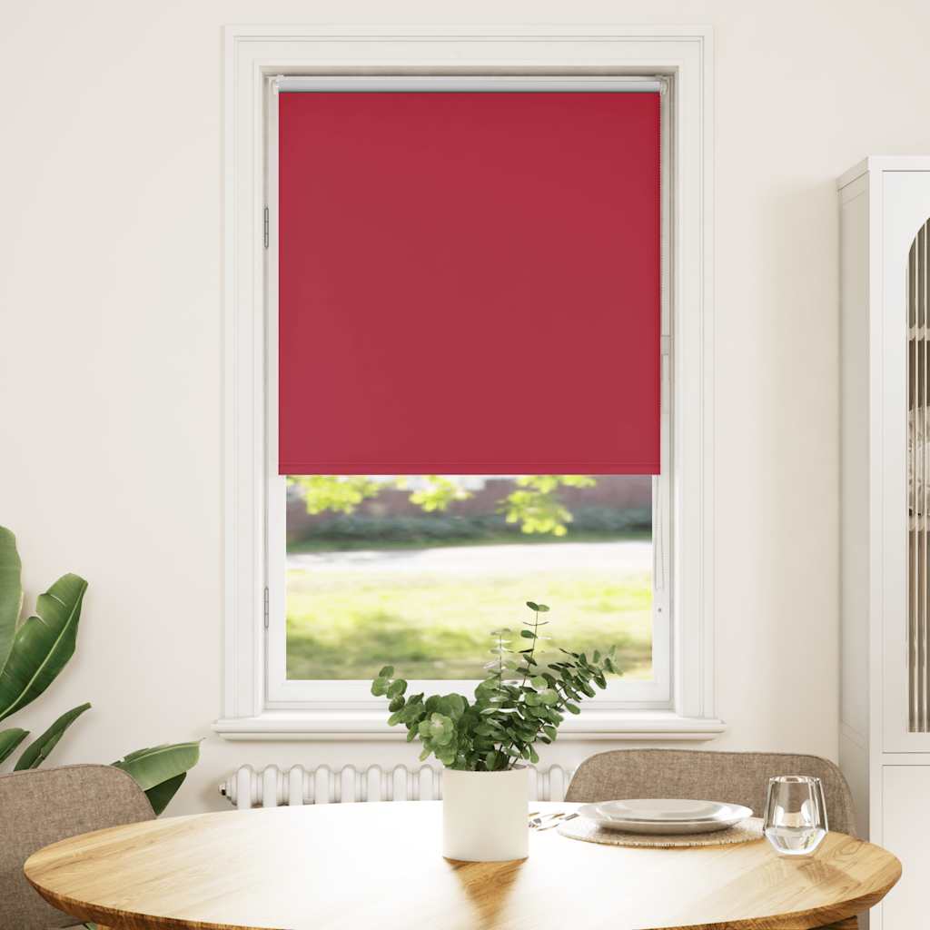 Verdunkelungsrollo Rot 80x150 cm Stoffbreite 75,7 cm Polyester