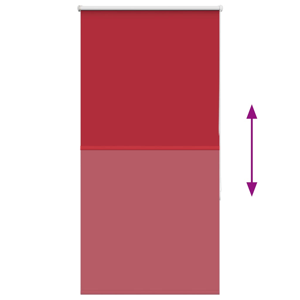 Verdunkelungsrollo Rot 85x150 cm Stoffbreite 80,7 cm Polyester