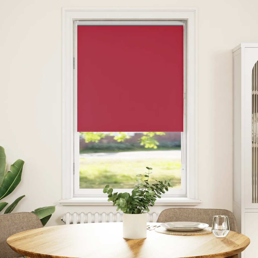 Verdunkelungsrollo Rot 85x150 cm Stoffbreite 80,7 cm Polyester