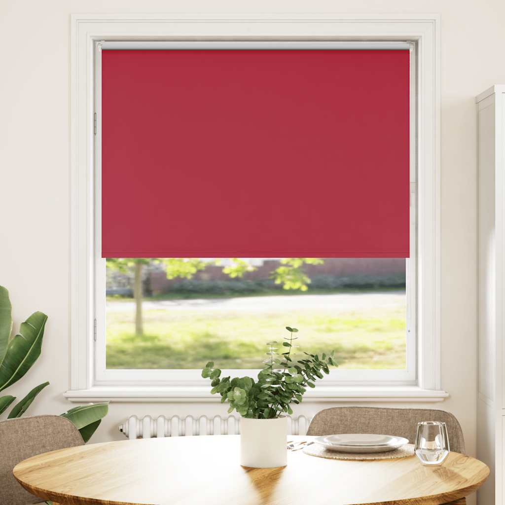 Verdunkelungsrollo Rot 95x150 cm Stoffbreite 90,7 cm Polyester