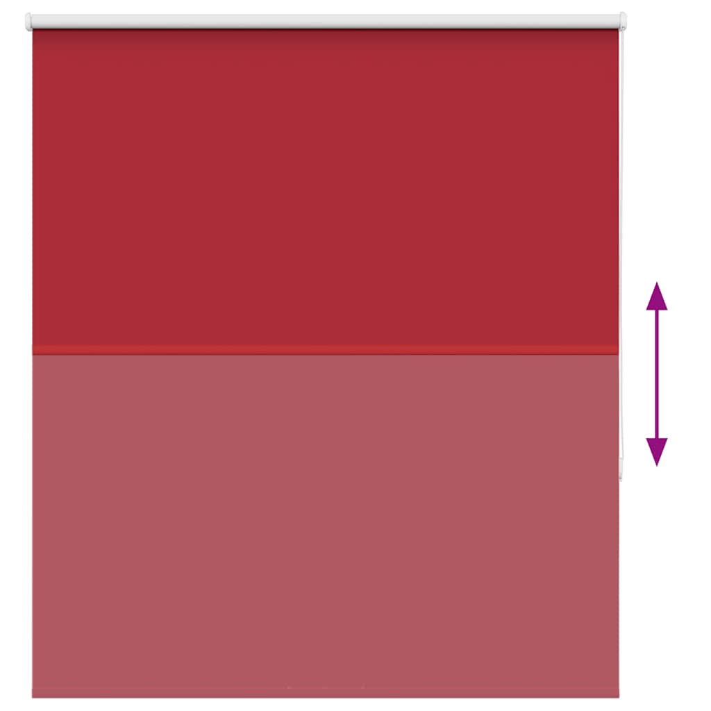 Verdunkelungsrollo Rot 135x150cm Stoffbreite 131,6cm Polyester