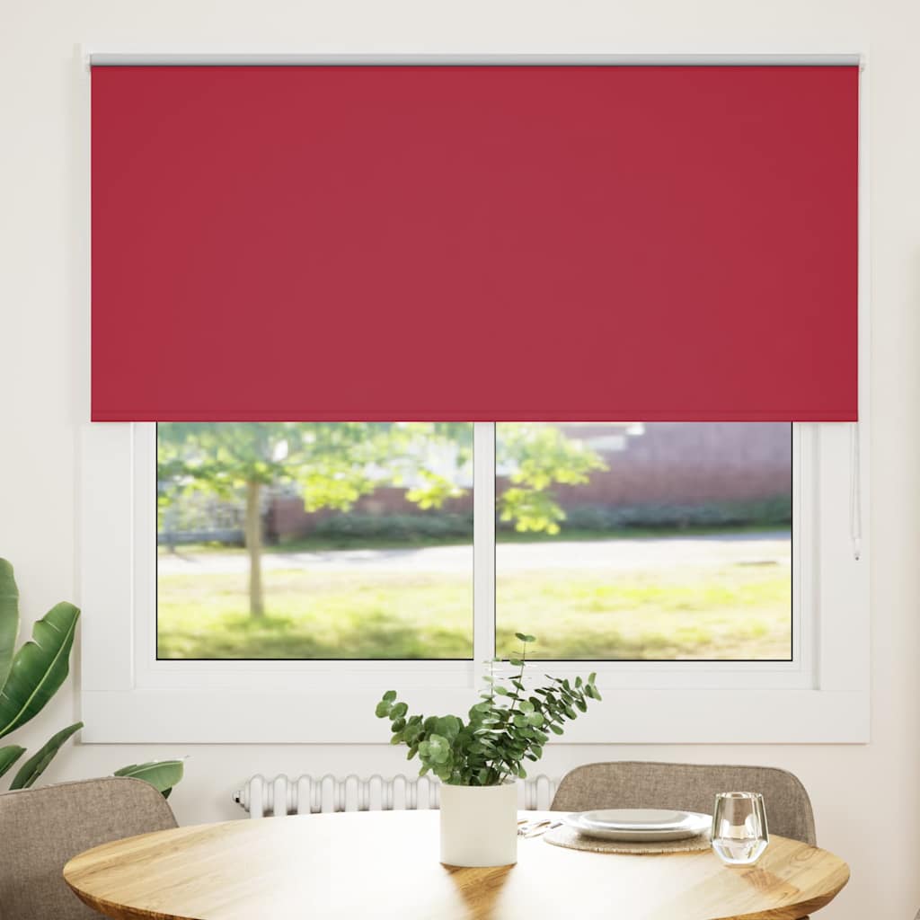 Verdunkelungsrollo Rot 145x150cm Stoffbreite 141,6cm Polyester