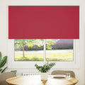 Verdunkelungsrollo Rot 160x150cm Stoffbreite 156,6cm Polyester
