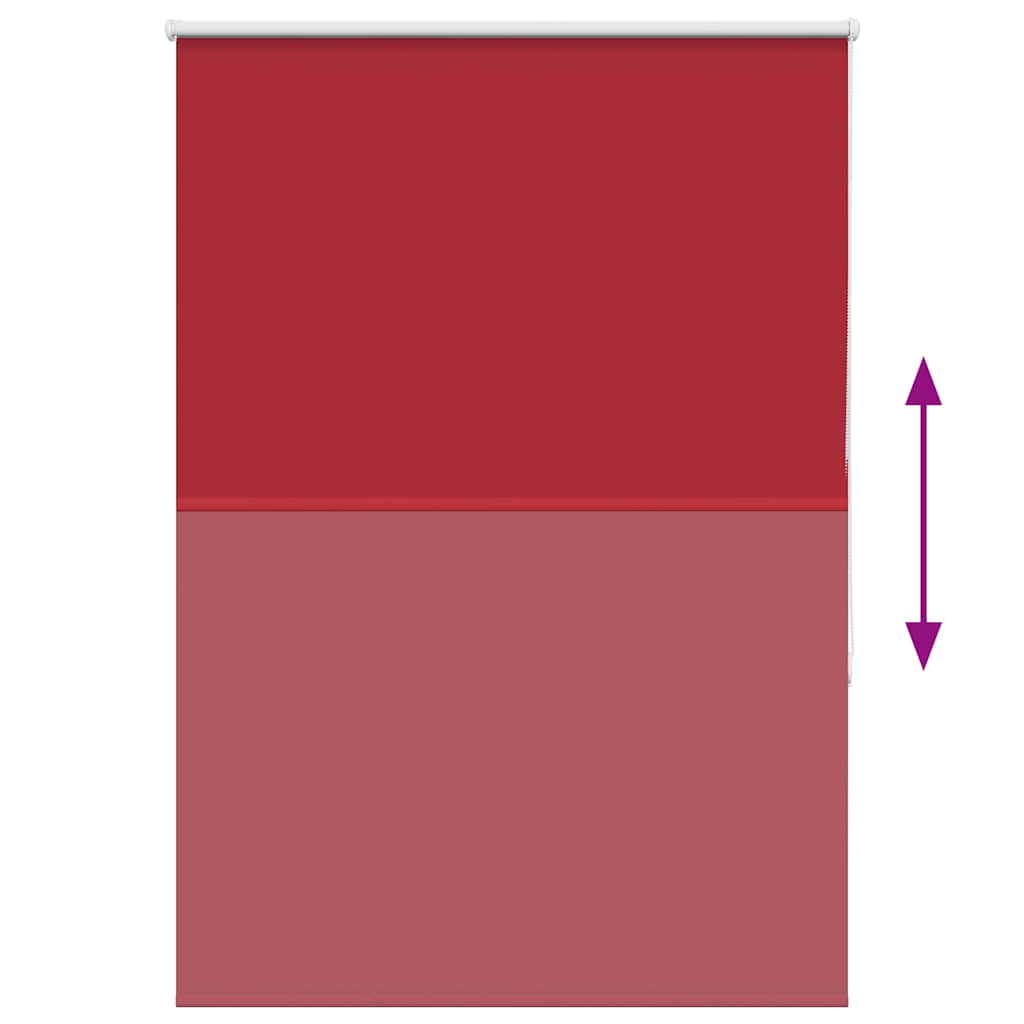 Verdunkelungsrollo Rot 100x175cm Stoffbreite 95,7 cm Polyester