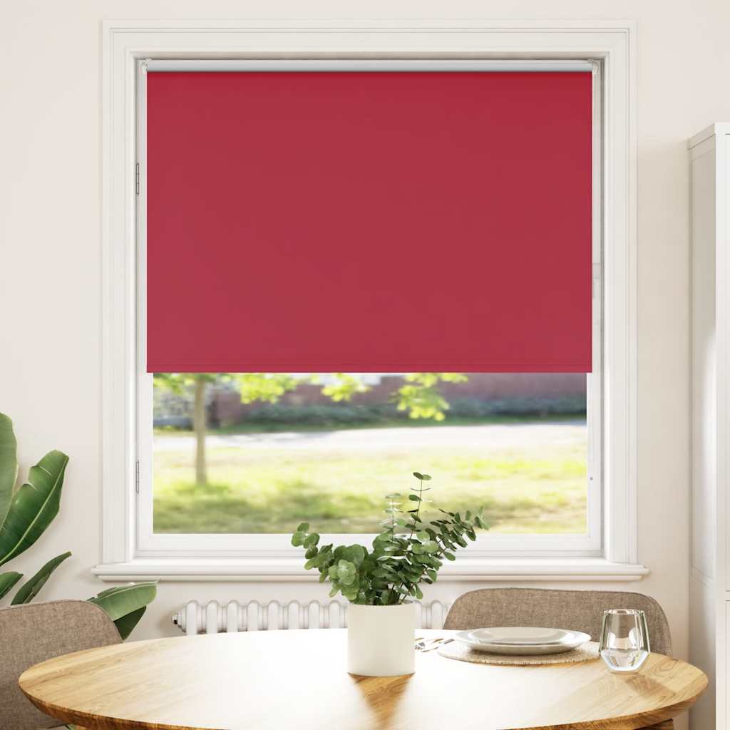 Verdunkelungsrollo Rot 105x175cm Stoffbreite 100,7cm Polyester