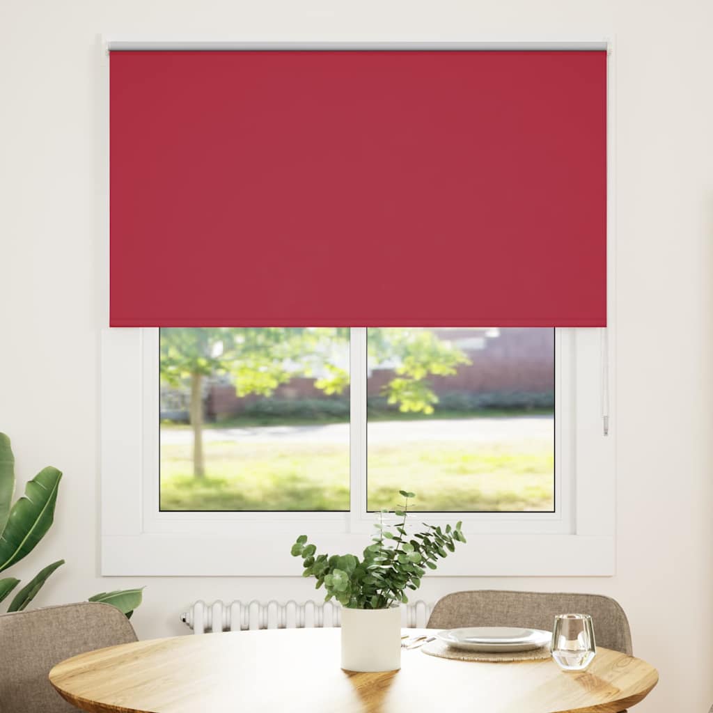 Verdunkelungsrollo Rot 130x175cm Stoffbreite 126,6cm Polyester