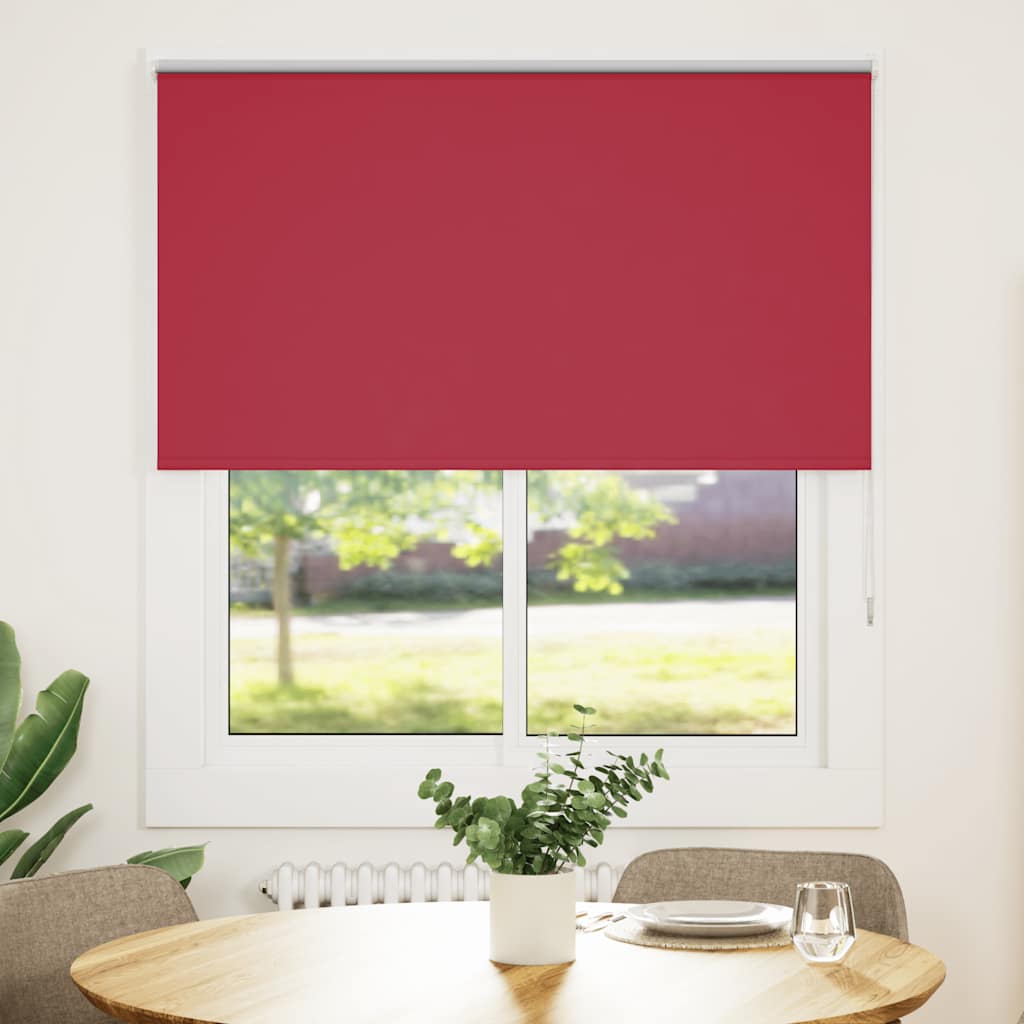 Verdunkelungsrollo Rot 135x175cm Stoffbreite 131,6cm Polyester