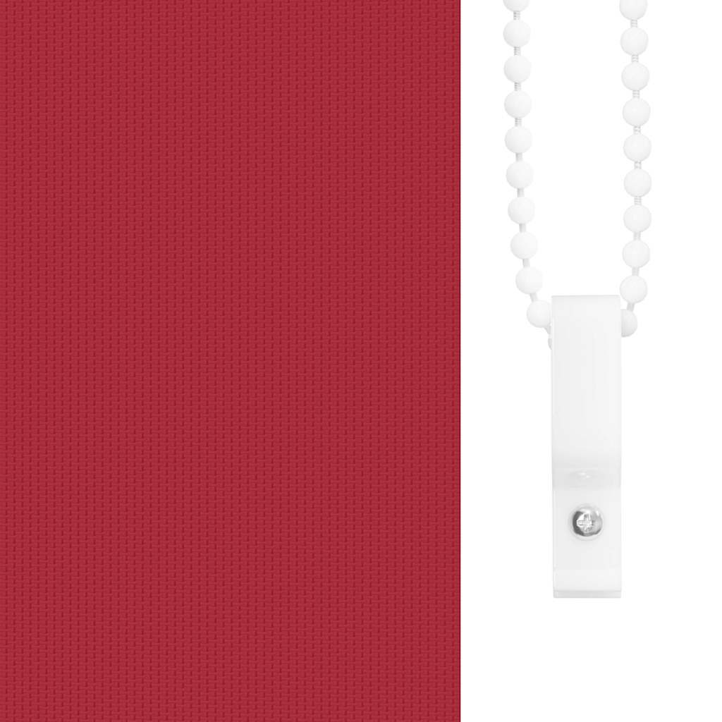 Verdunkelungsrollo Rot 135x210cm Stoffbreite 131,6cm Polyester