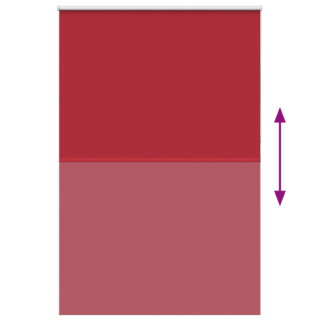 Verdunkelungsrollo Rot 160x210cm Stoffbreite 156,6cm Polyester
