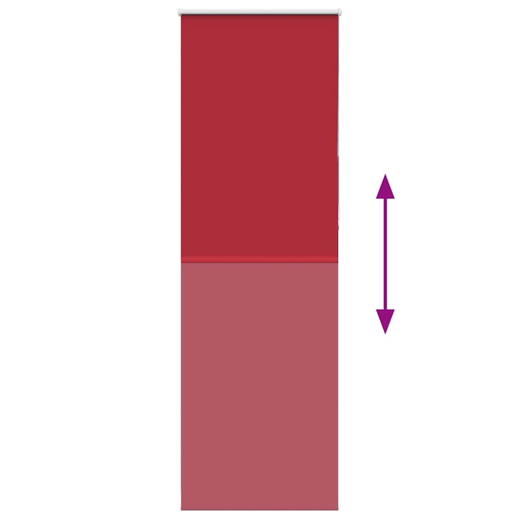 Verdunkelungsrollo Rot 85x230 cm Stoffbreite 80,7 cm Polyester