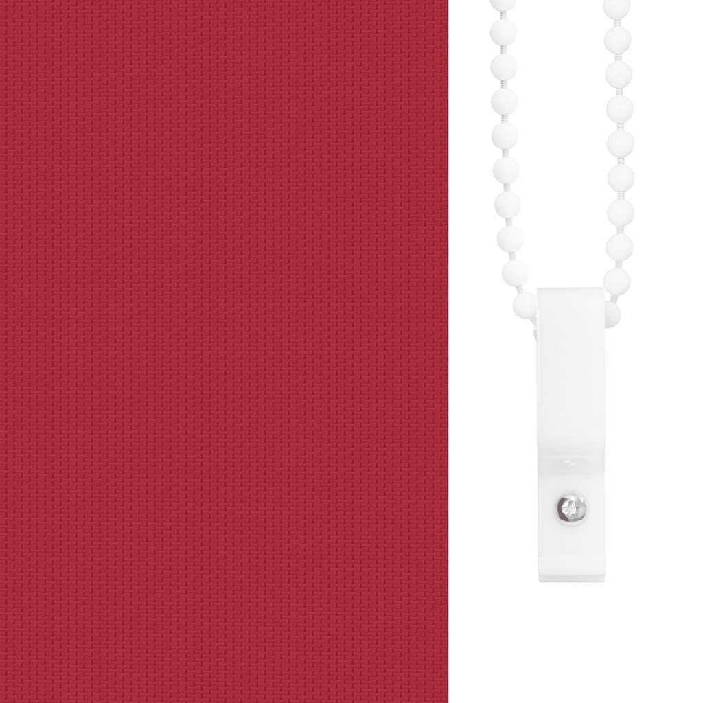 Verdunkelungsrollo Rot 85x230 cm Stoffbreite 80,7 cm Polyester