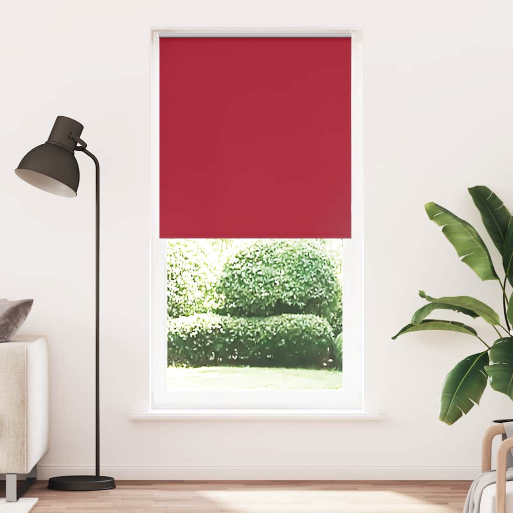 Verdunkelungsrollo Rot 110x230cm Stoffbreite 105,7cm Polyester