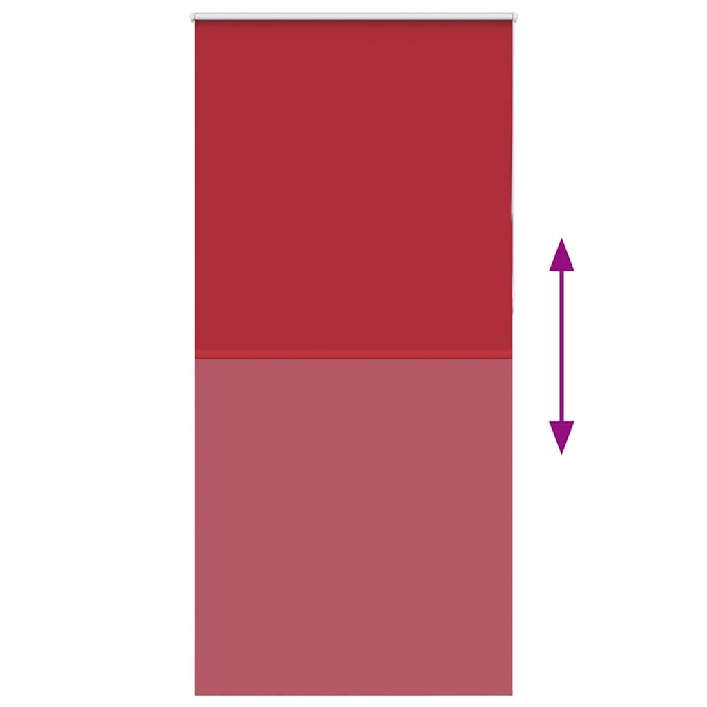 Verdunkelungsrollo Rot 115x230cm Stoffbreite 110,7cm Polyester