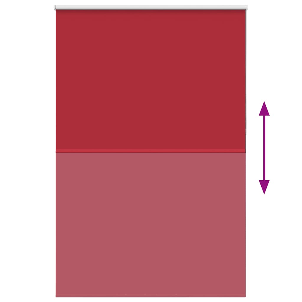 Verdunkelungsrollo Rot 155x230cm Stoffbreite 151,6cm Polyester