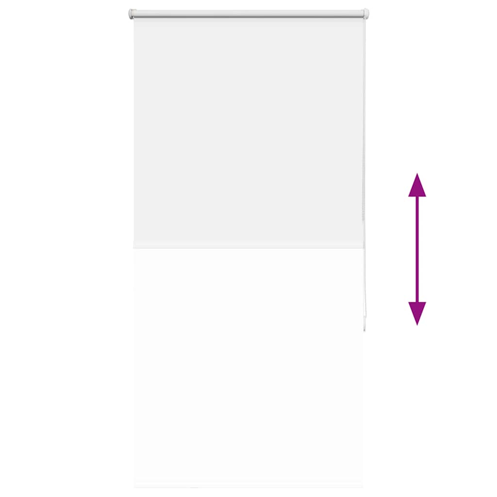 Verdunkelungsrollo Weiß 70x130cm Stoffbreite 65,7 cm Polyester
