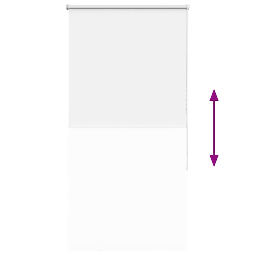 Verdunkelungsrollo Weiß 85x130cm Stoffbreite 80,7 cm Polyester
