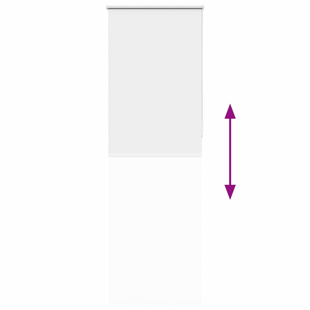 Verdunkelungsrollo Weiß 80x210cm Stoffbreite 75,7 cm Polyester