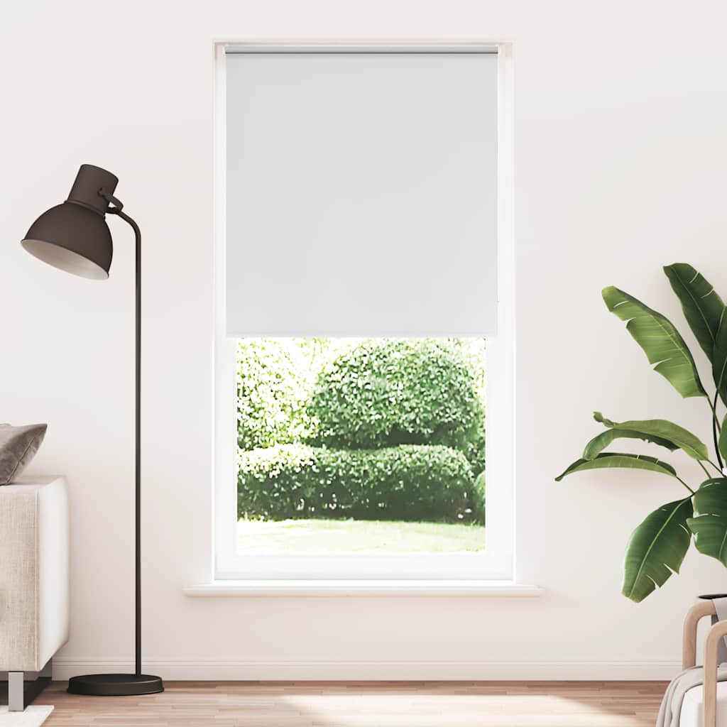 Verdunkelungsrollo Weiß 100x210cm Stoffbreite 95,7cm Polyester