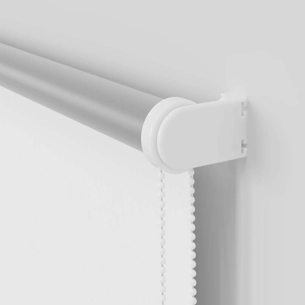 Verdunkelungsrollo Weiß 125x210 cm Stoffbreite 121,6 cm