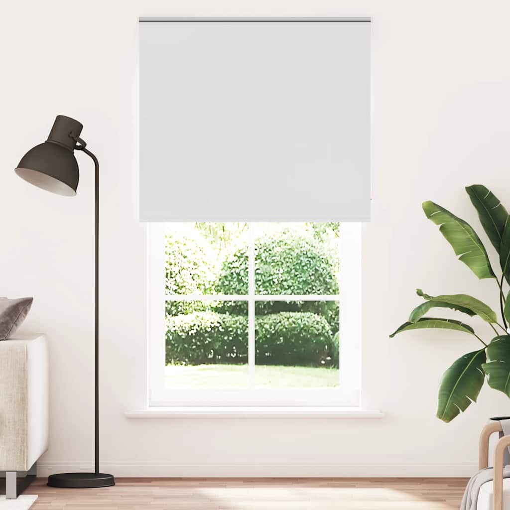 Verdunkelungsrollo Weiß 140x210 cm Stoffbreite 136,6 cm