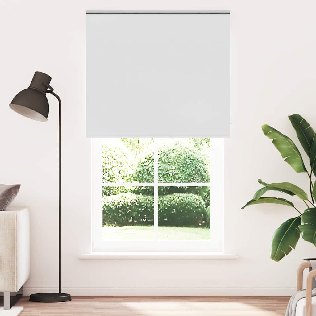 Verdunkelungsrollo Weiß 120x230cm Stoffbreite 116,6cm Polyester