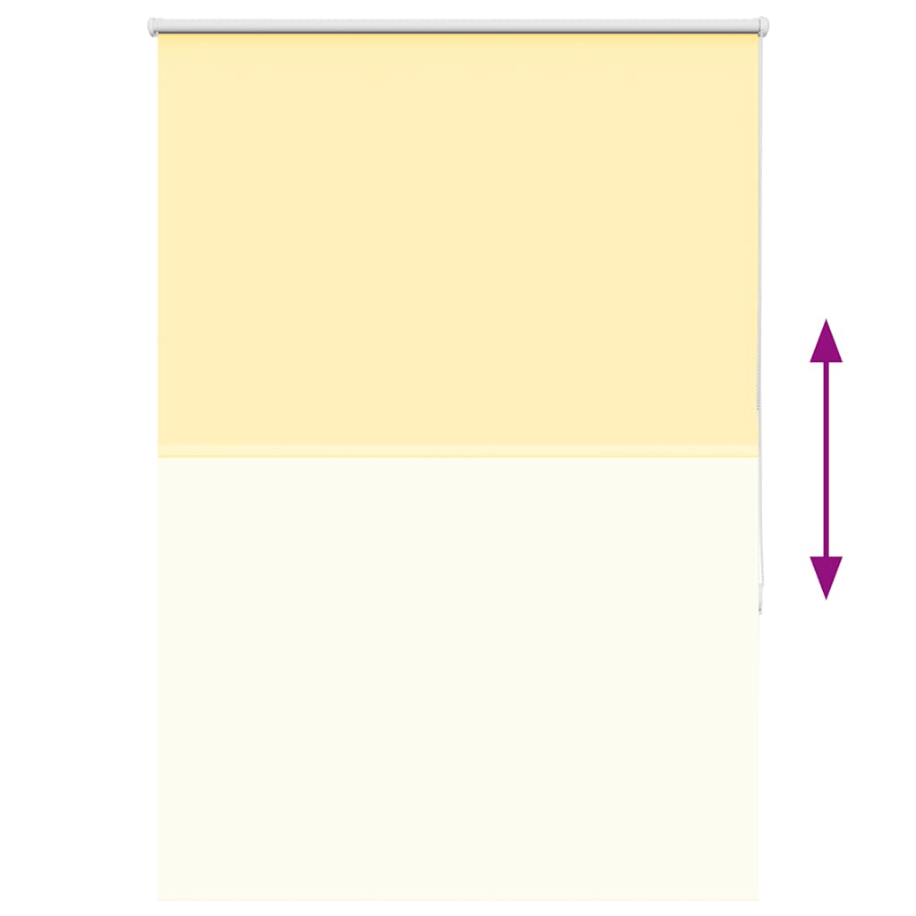 Verdunkelungsrollo Gelb 95x130 cm Stoffbreite 90,7 cm Polyester