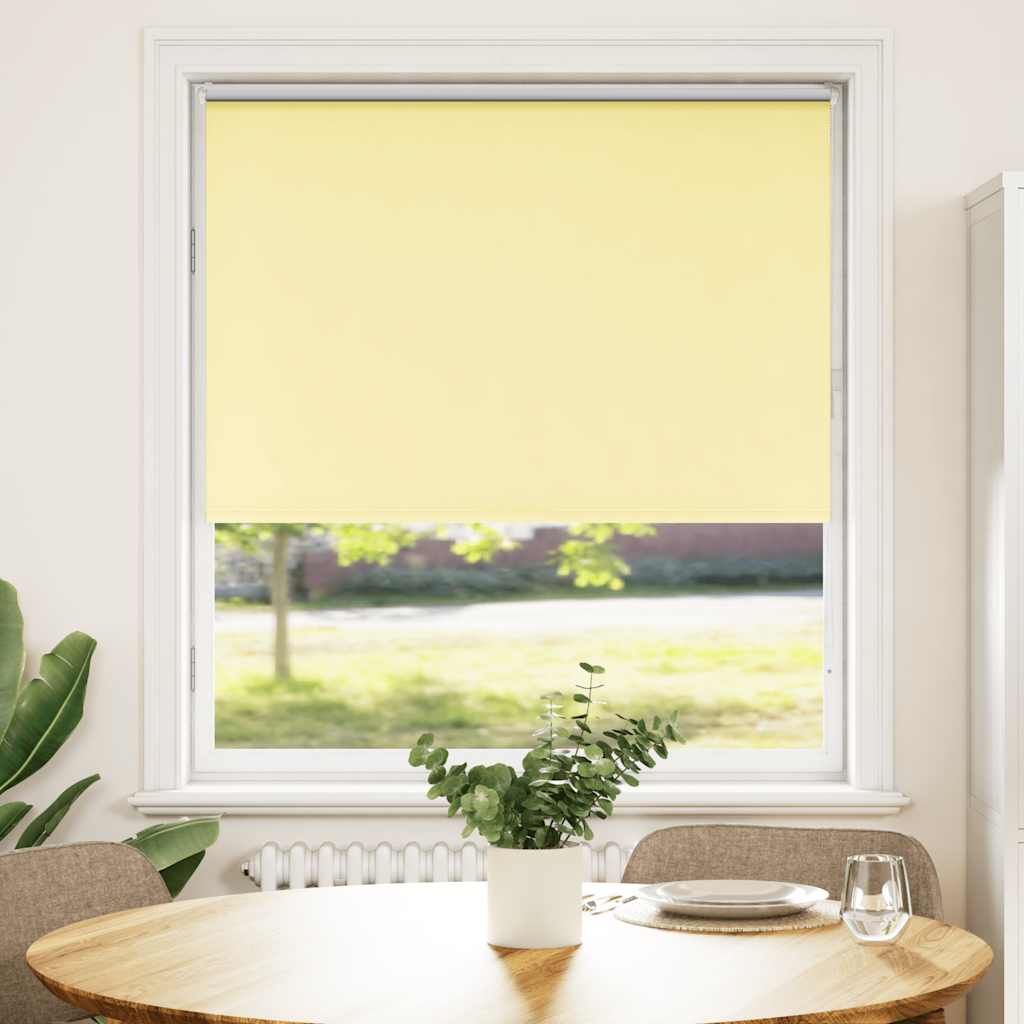 Verdunkelungsrollo Gelb 115x130cm Stoffbreite 110,7cm Polyester