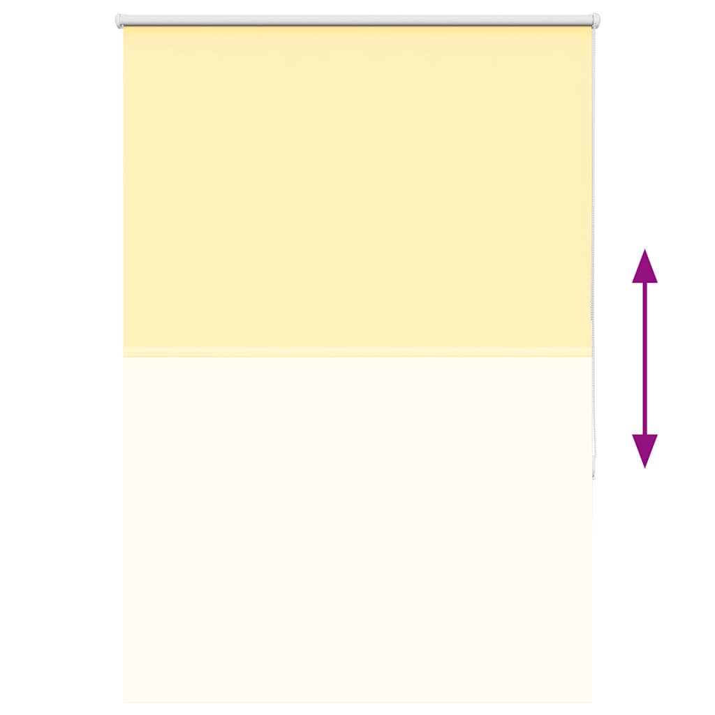Verdunkelungsrollo Gelb 115x130cm Stoffbreite 110,7cm Polyester