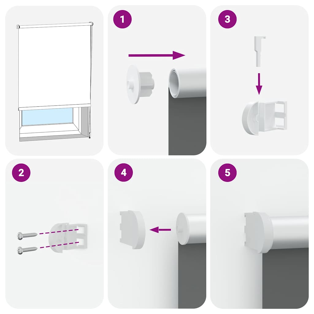 Verdunkelungsrollo Gelb 145x130cm Stoffbreite 141,6cm Polyester