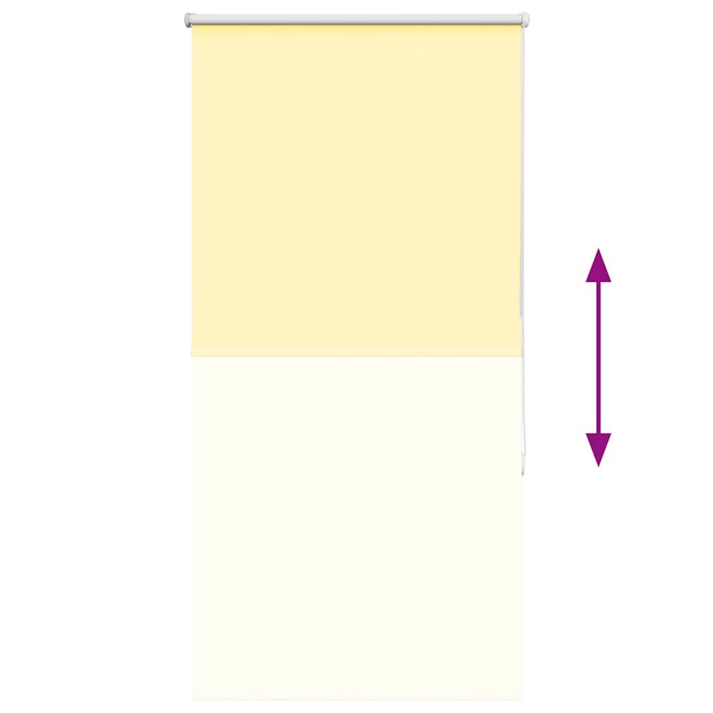 Verdunkelungsrollo Gelb 70x150 cm Stoffbreite 65,7 cm Polyester