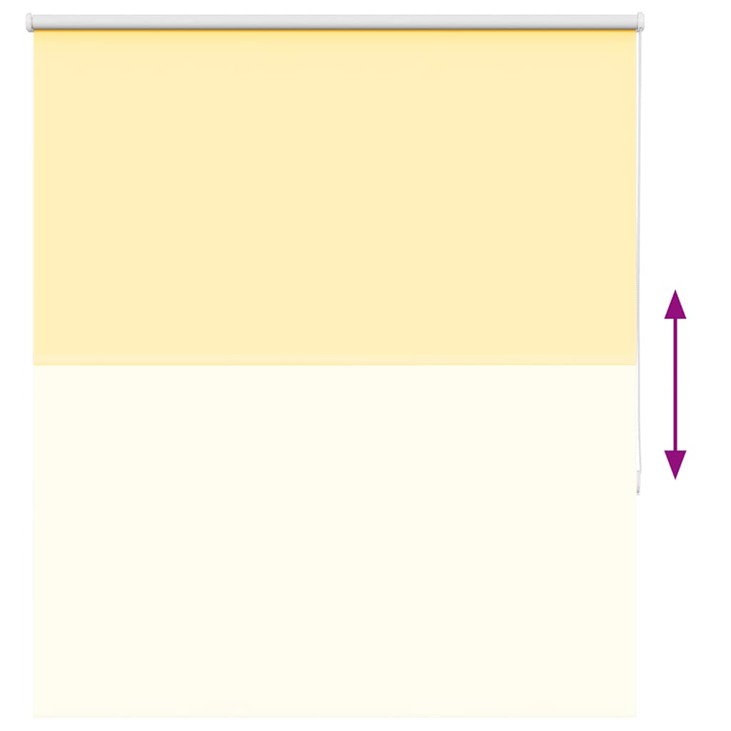 Verdunkelungsrollo Gelb 135x150cm Stoffbreite 131,6cm Polyester
