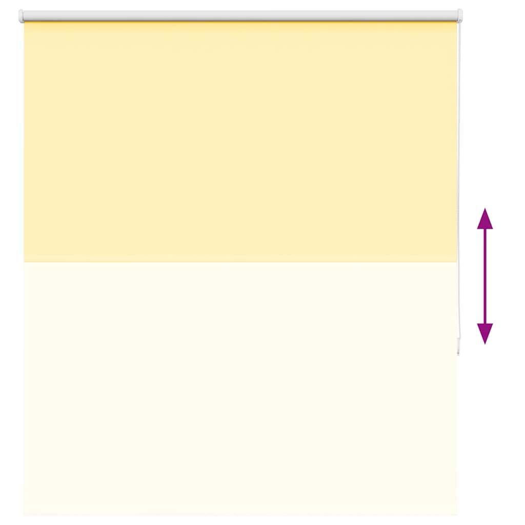 Verdunkelungsrollo Gelb 140x150cm Stoffbreite 136,6cm Polyester