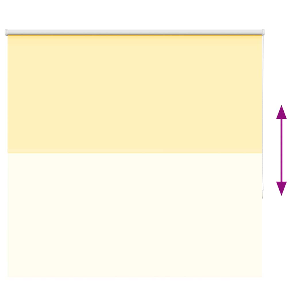 Verdunkelungsrollo Gelb 145x150cm Stoffbreite 141,6cm Polyester