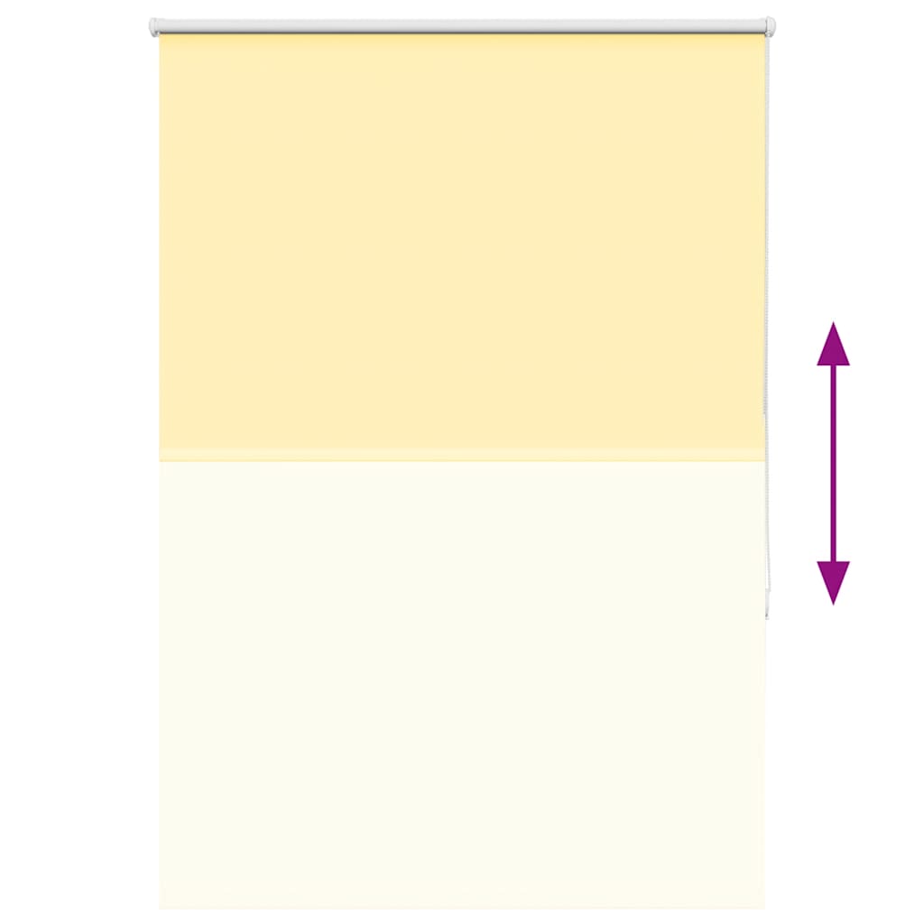 Verdunkelungsrollo Gelb 100x175cm Stoffbreite 95,7 cm Polyester