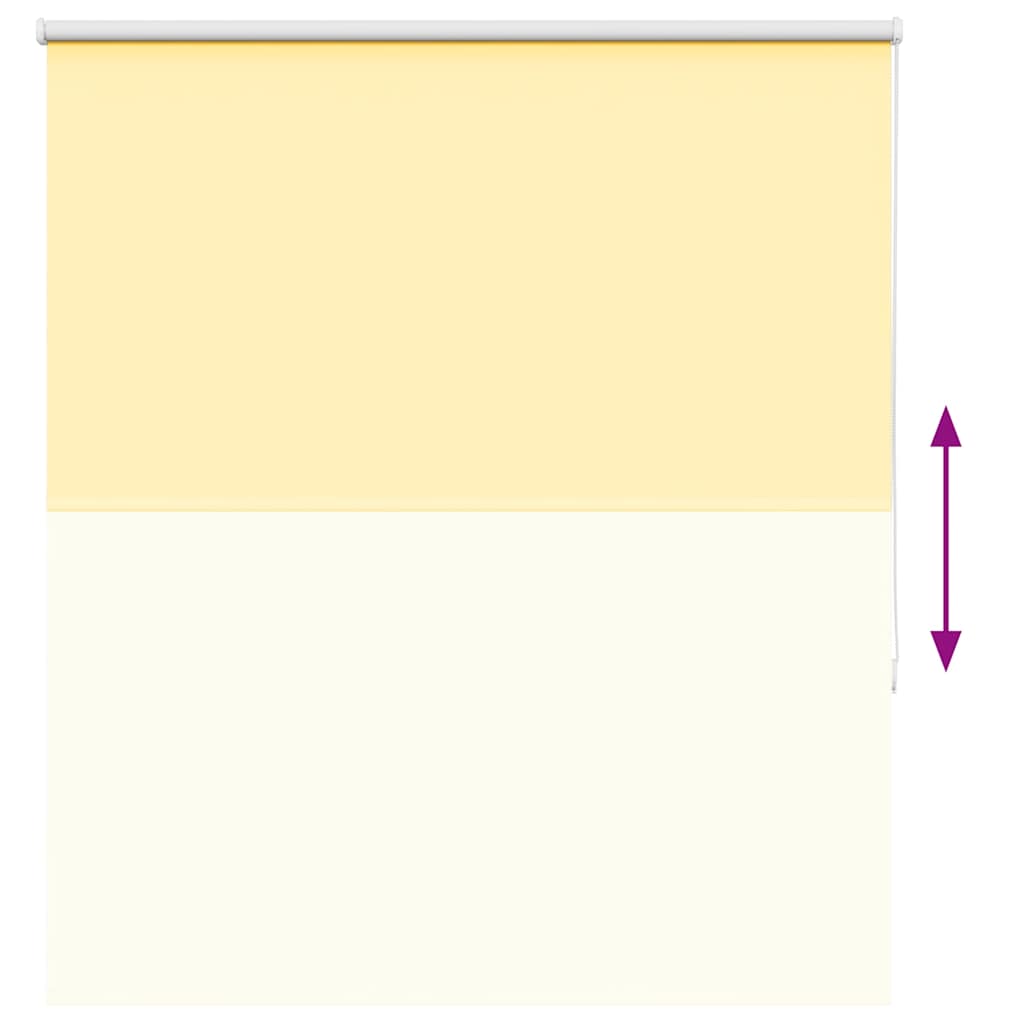 Verdunkelungsrollo Gelb 135x175cm Stoffbreite 131,6cm Polyester